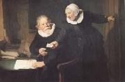 The Shipbuilder and his Wife (mk25) REMBRANDT Harmenszoon van Rijn